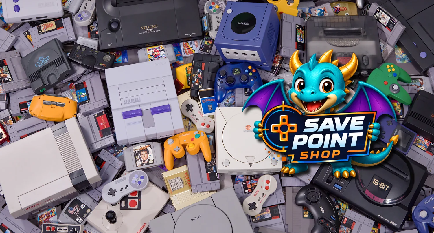 Retro video games for sale in Canada from Save Point Shop